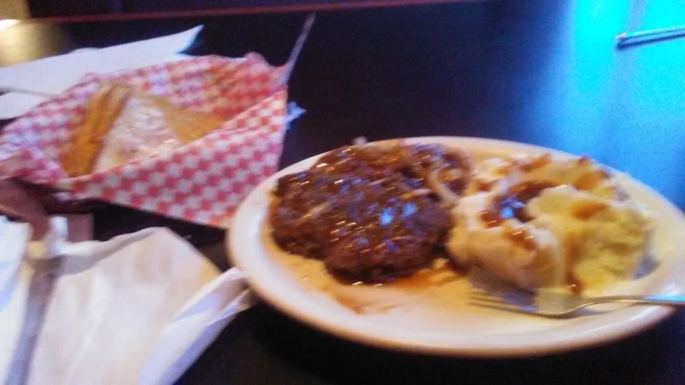 Hamburger Steak and Mashed Potatoes